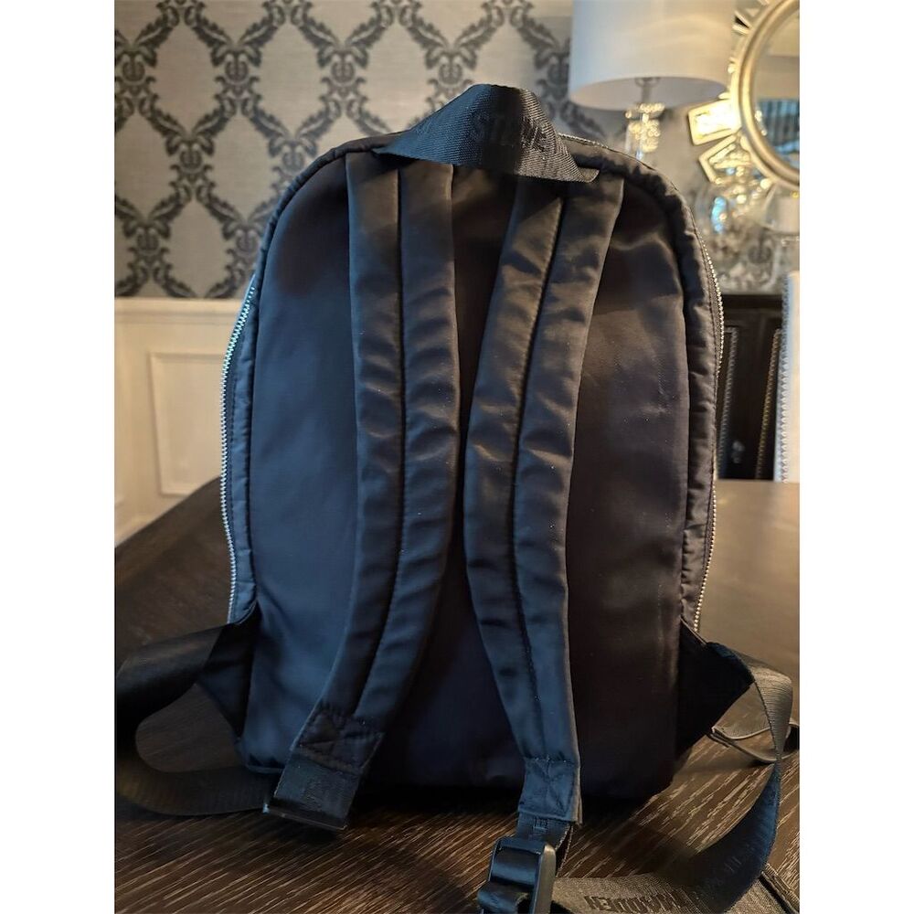 Steve Madden‎ Unisex Black Nylon Backpack with Multiple Pockets - Picture 3 of 8